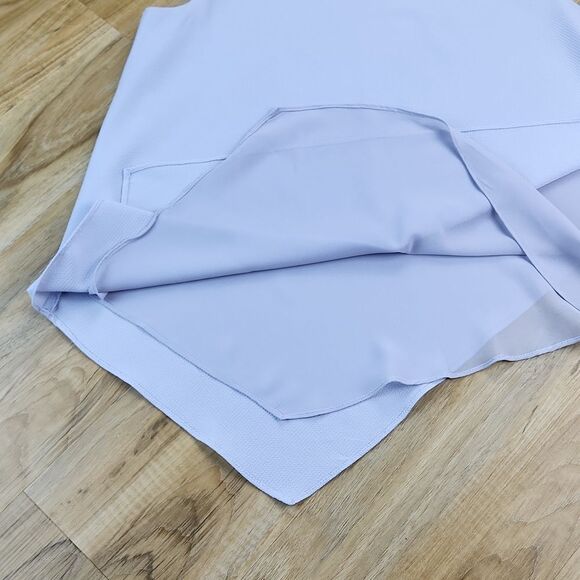 🔹️Rachel Roy Cornflower Blue Asymmetric Sleeveless Blouse Medium - Picture 9 of 12
